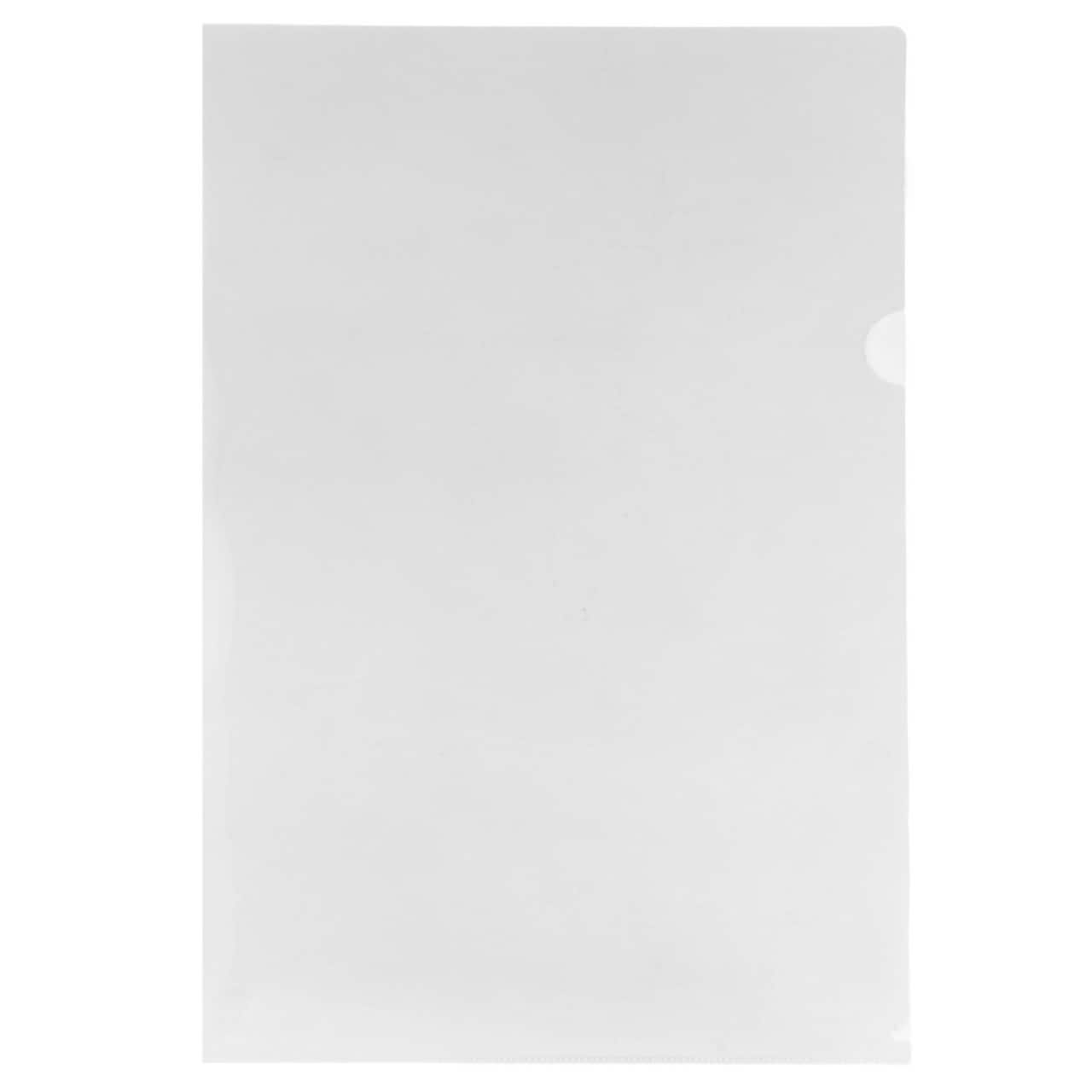 JAM Paper 9 x 14.5 Plastic Sleeve Page Protectors, 12ct.